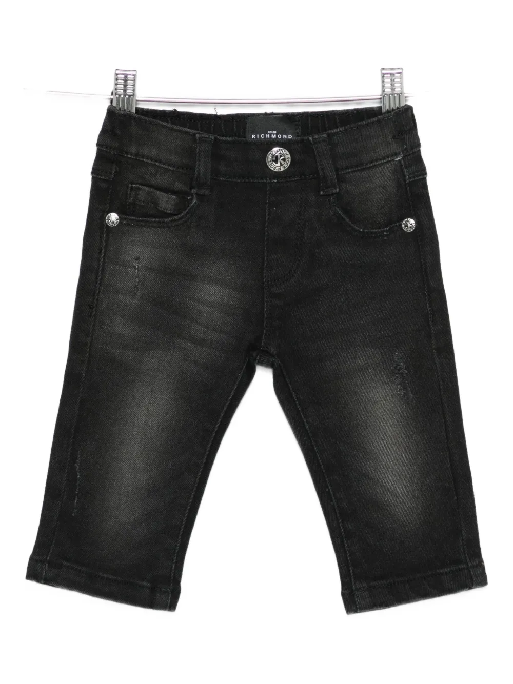 

Джинсы с эффектом потертости John Richmond Junior, черный