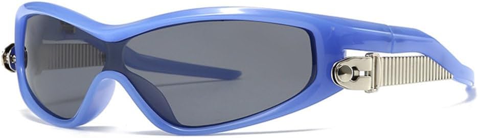 

Модные солнцезащитные очки премиум-класса прямоугольной формы для женщин и мужчин, в стиле ретро-панк, для вождения, трендовые очки с защитой от УФ-излучения UV400 TYUVIVO, Black Grey