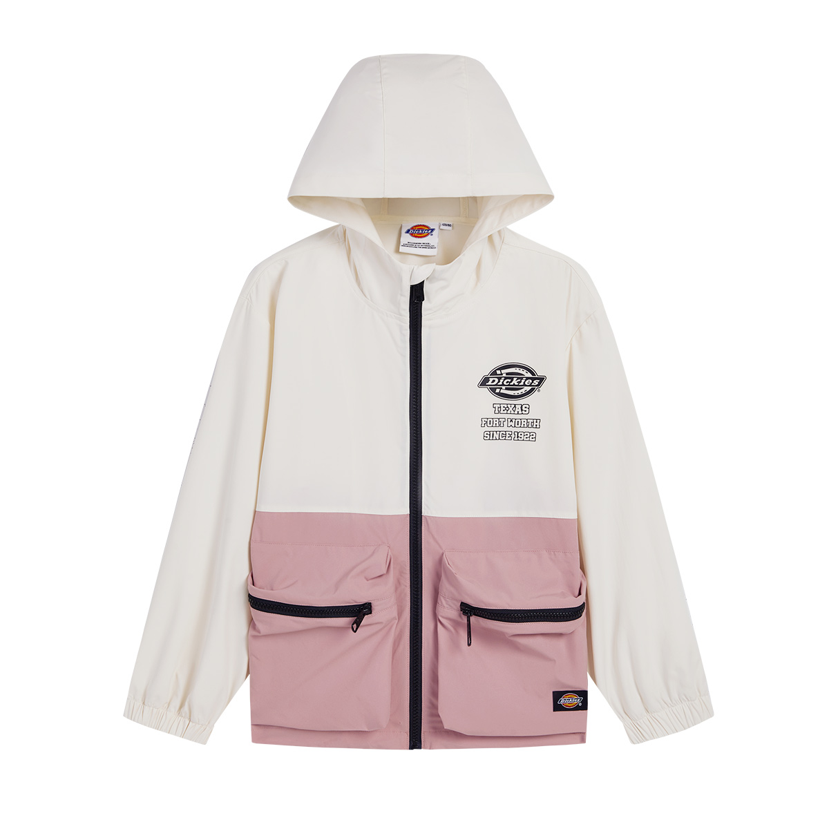 

Детская ветровка ss24 Dickies, белый/фиолетовый