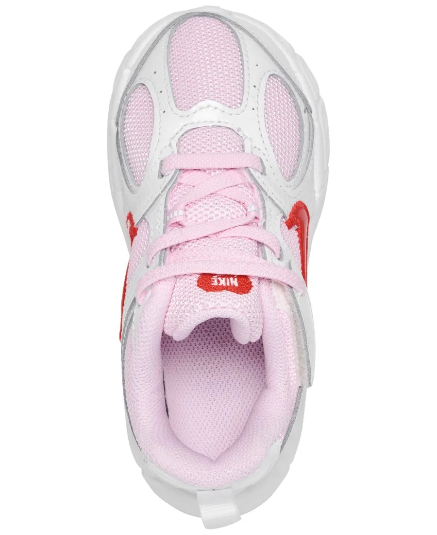 Детские повседневные кроссовки Toddler Kids V5 RNR от Finish Line Nike, белый, розовый — фото 3