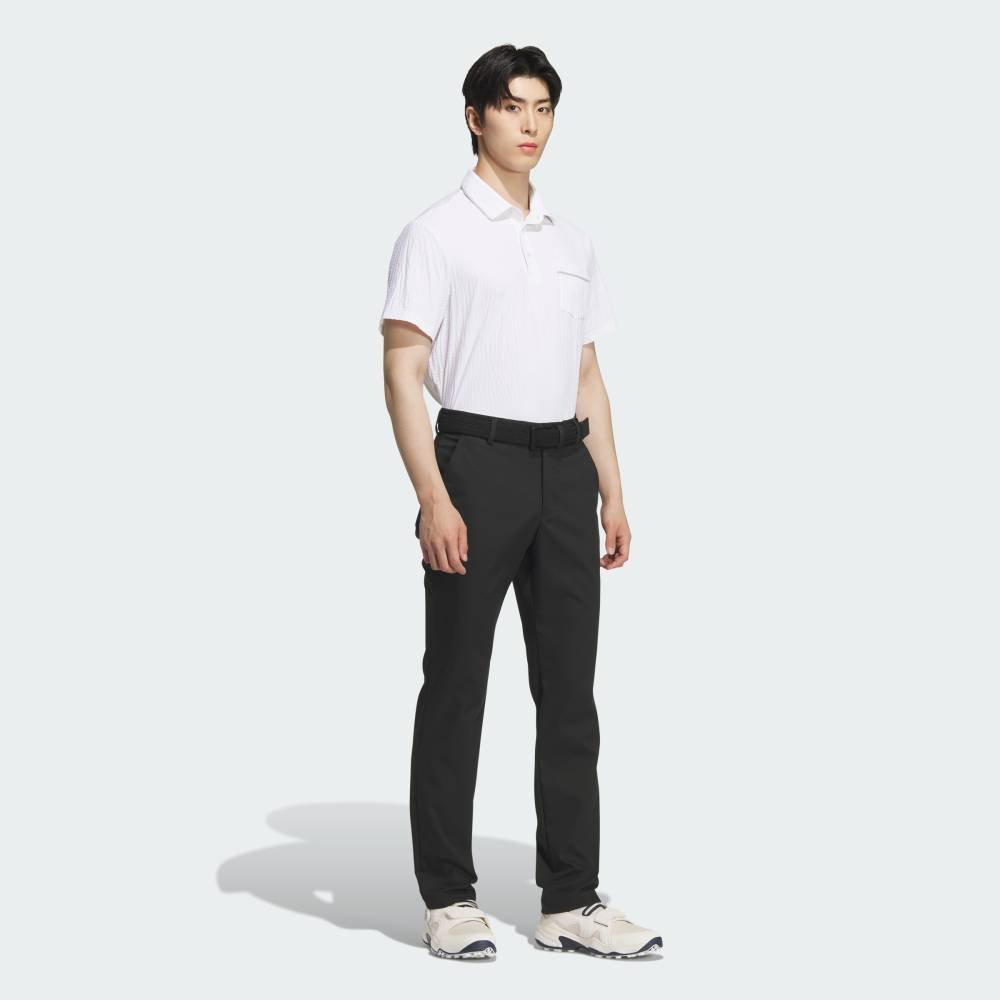 Брюки EX STRETCH Twist Weave с водоотталкивающим покрытием и жаккардовым плетением Adidas, black — фото 3