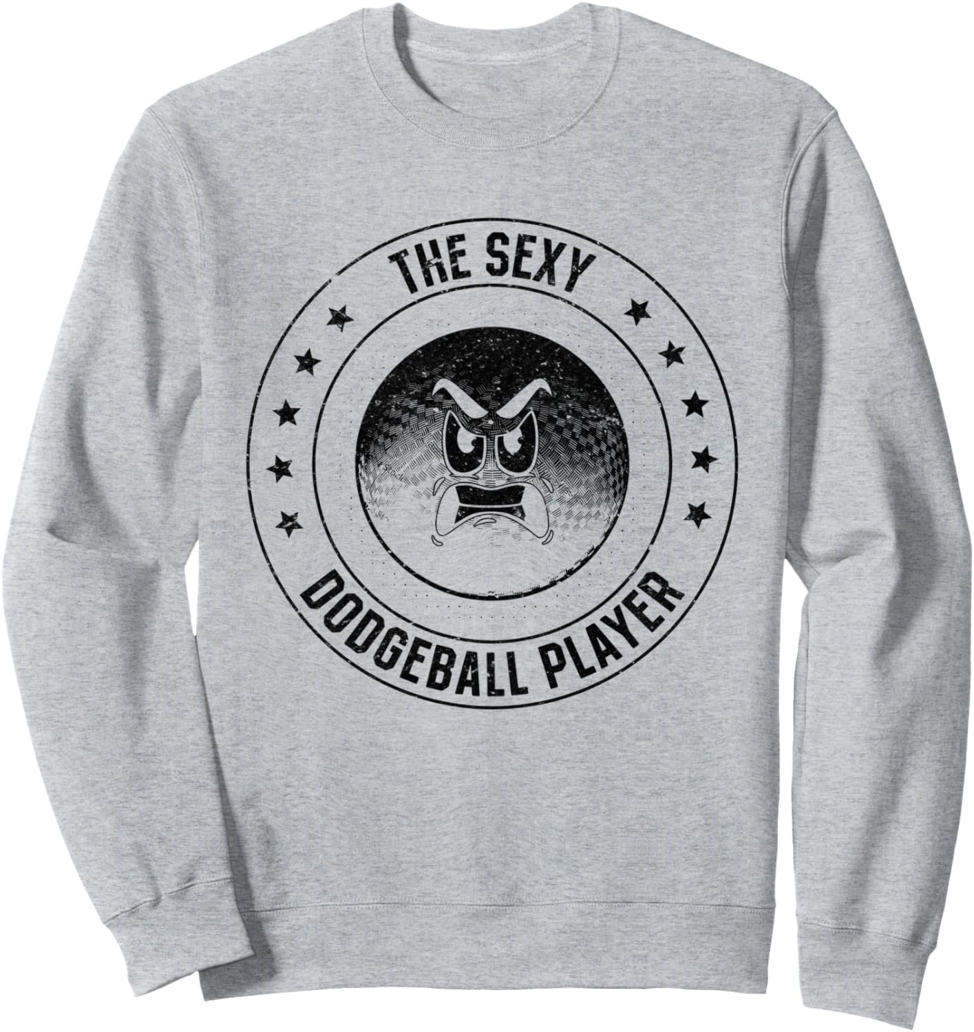 

Сексуальная толстовка с изображением игрока в вышибалы Dodgeball Player, серый