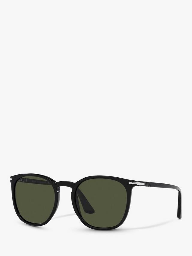 

PO3316S унисекс квадратные солнцезащитные очки Persol, Black