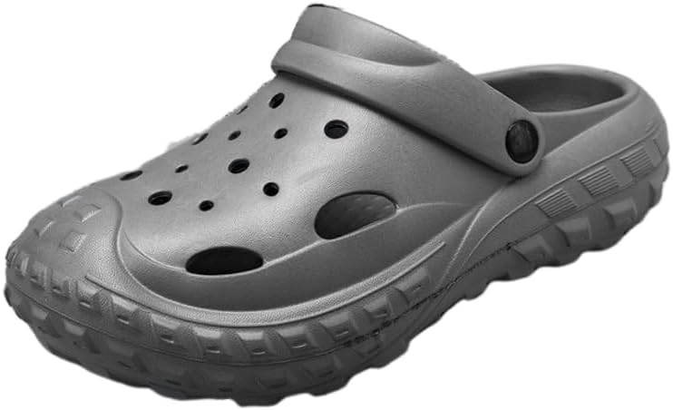 

Мужские пляжные тапочки с толстой подошвой и антискользящей поверхностью, подходят для использования на пляже, в бассейне и во время походов Hoalox, серый