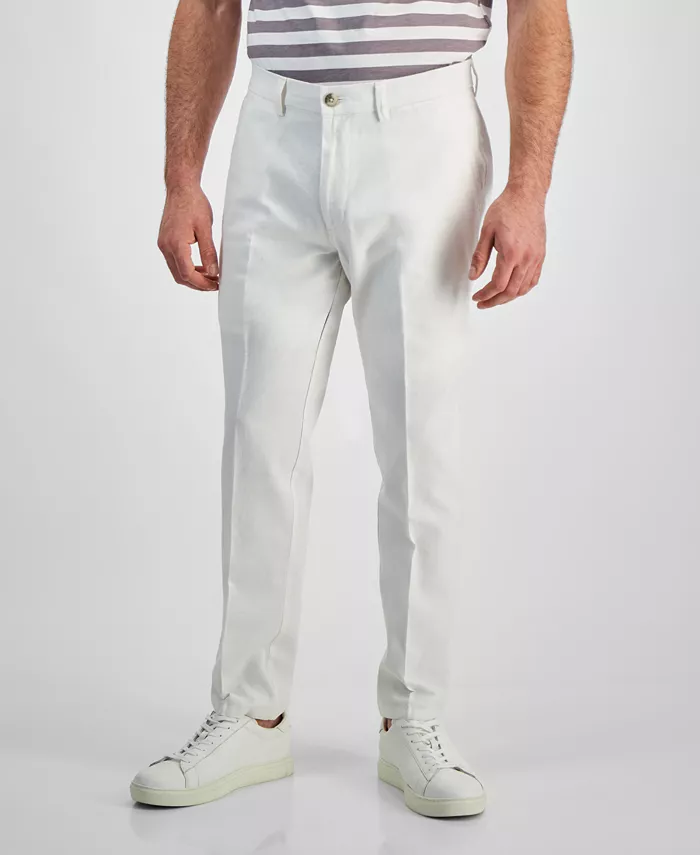 

Мужские льняные брюки Slim-Fit Kenneth Cole Reaction, серый