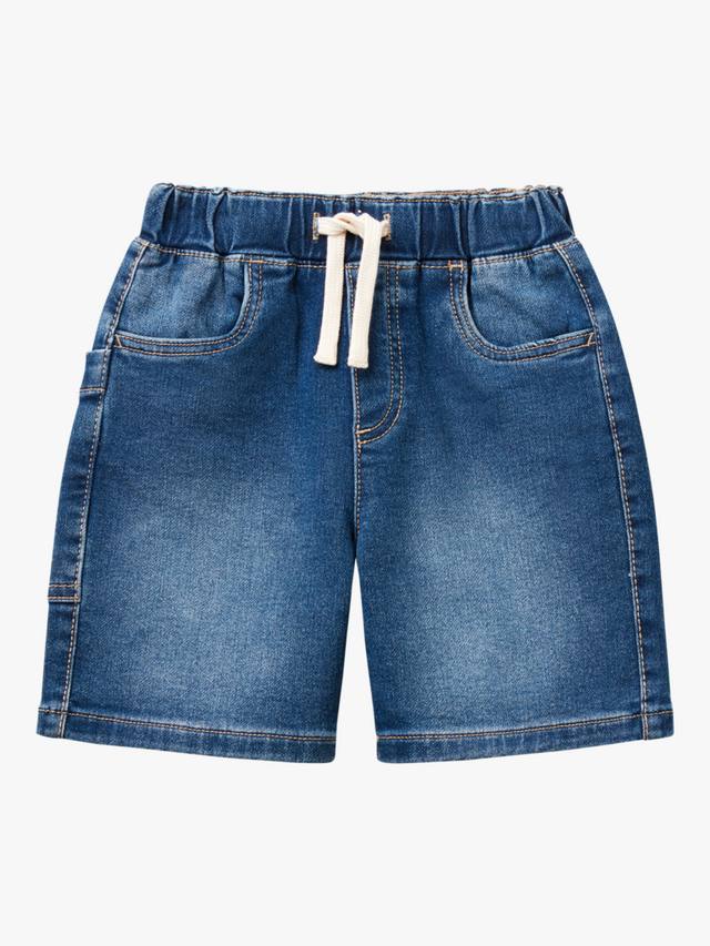

Детские джинсовые шорты на шнурке Benetton, Dark Blue Denim