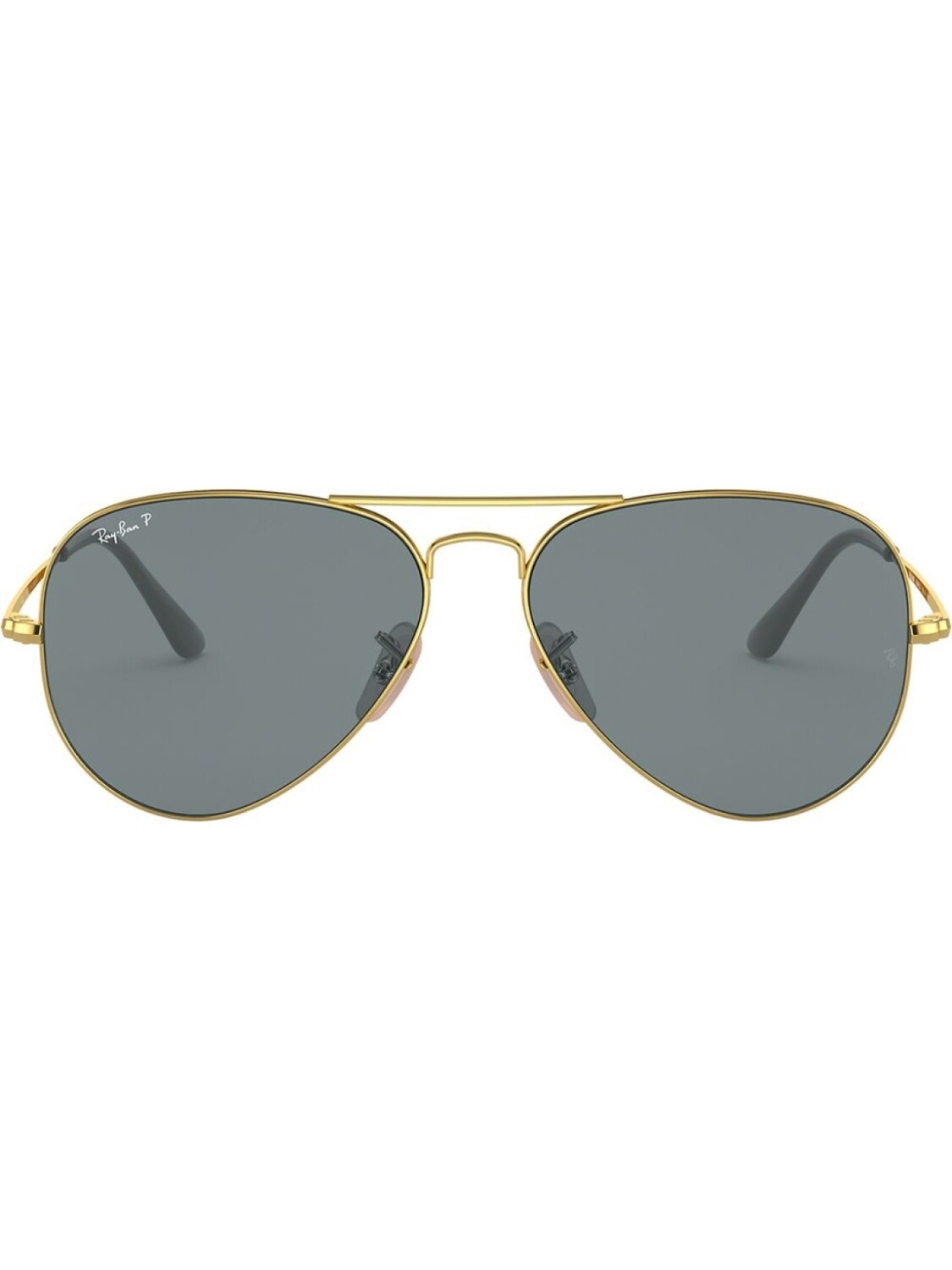 

Ray-Ban солнцезащитные очки-авиаторы, золотой