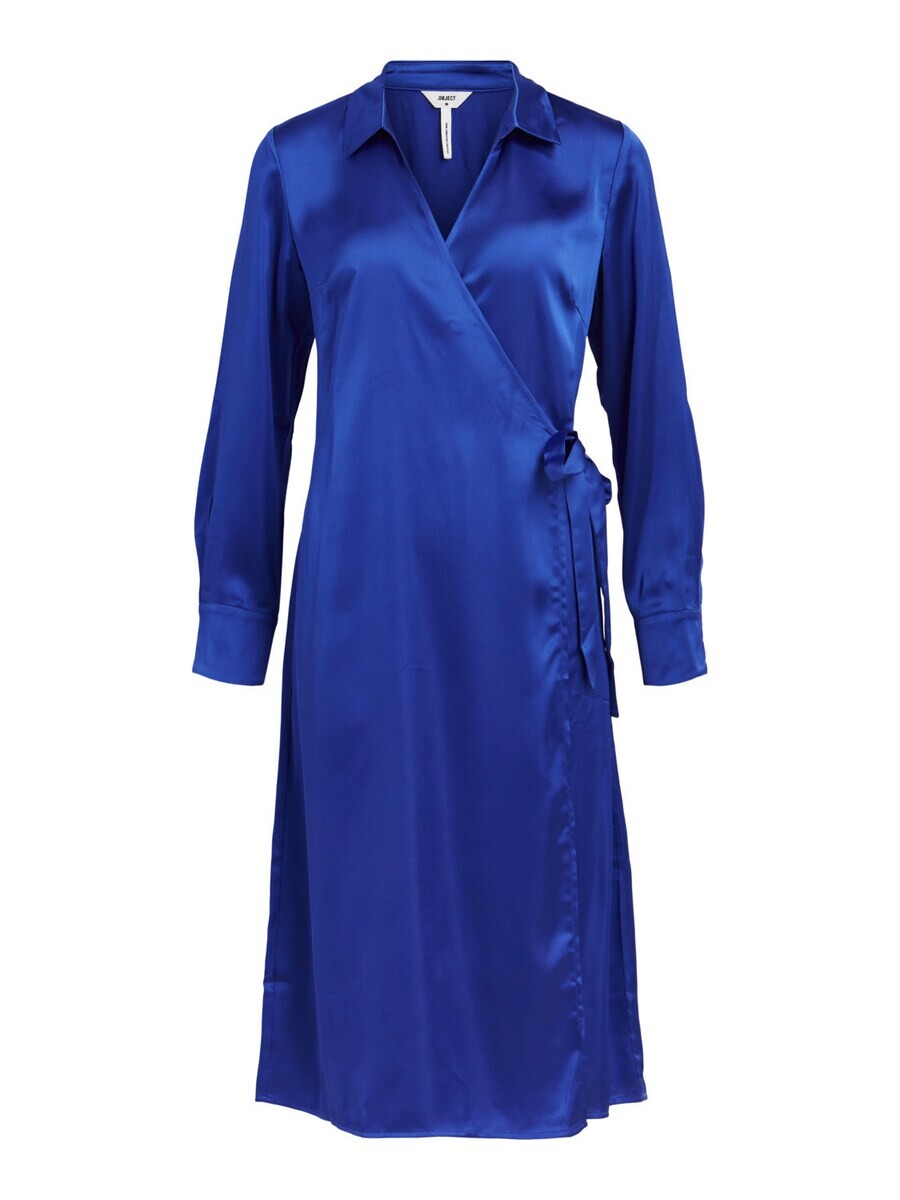 

Платье рубашка OBJECT Shirt Dress Tania, коабльтовый синий