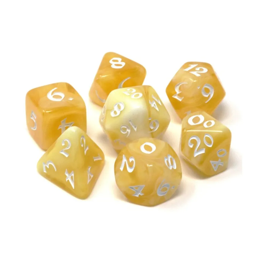 

Поликомплект — Элессия, Божественный рассвет (7), Polymer Poly Sets (Die Hard Dice)