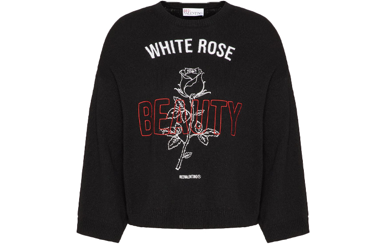 

RED VALENTINO Свитер REDValentino с вышитой розой