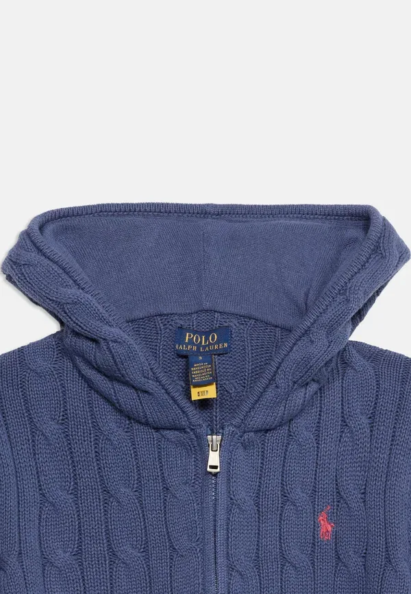 Худи-кардиган на молнии Polo Ralph Lauren, старый королевский синий — фото 4
