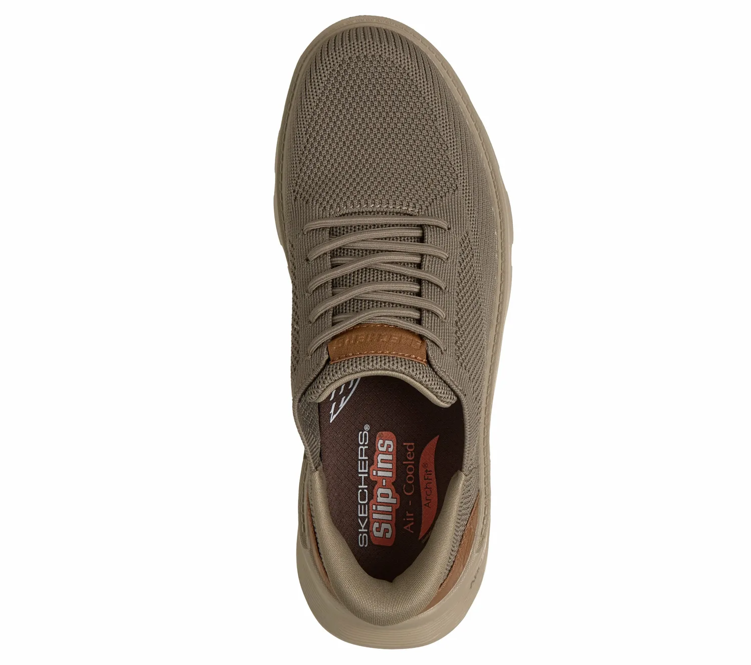 Слипоны, свободный крой: Arch Fit Garza - Octavius Skechers, KHK — фото 2
