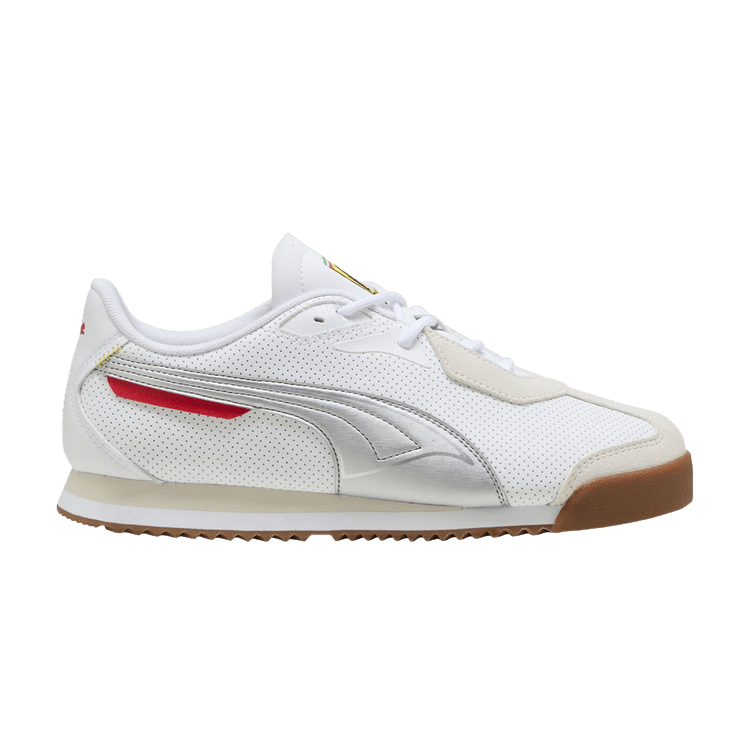 

Кроссовки Puma Scuderia Ferrari x Roma Suede 'White Aged Silver', белый