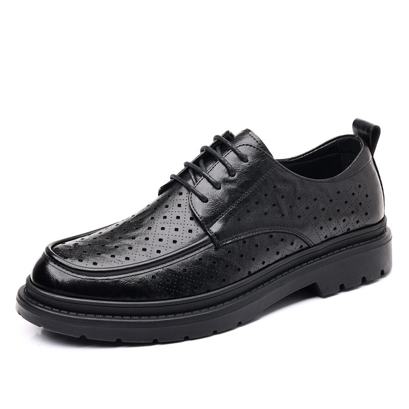 

Мужские повседневные туфли Мужские низкие Black/Tea Brown Shanpijiang, Black Cut-Out