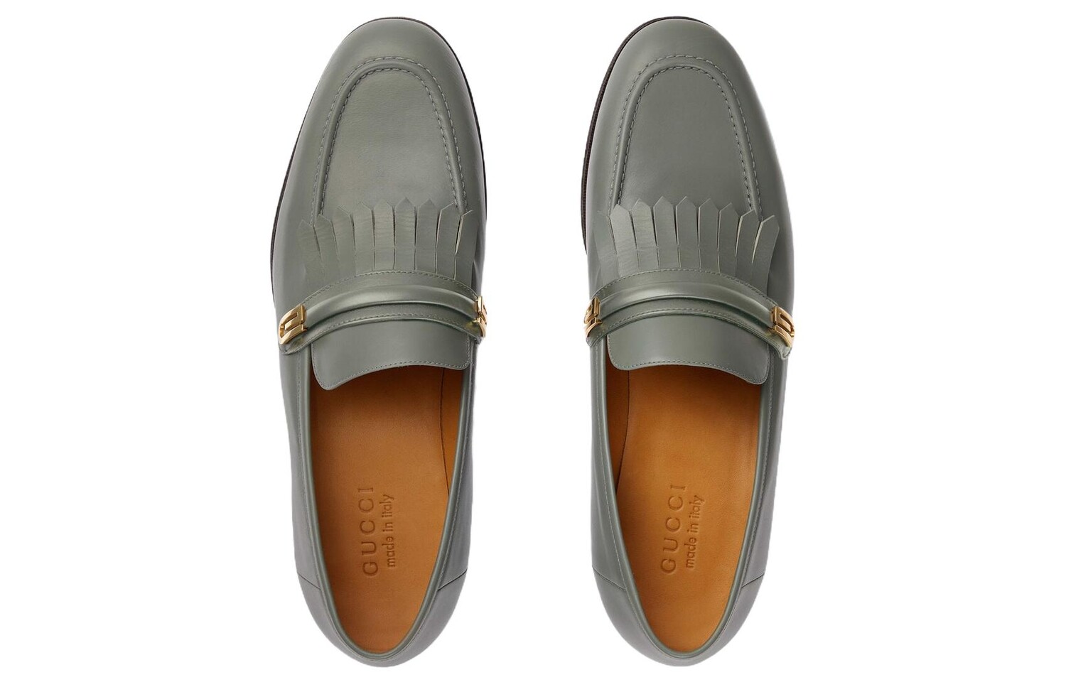 Туфли мужские Gucci, серый — фото 3