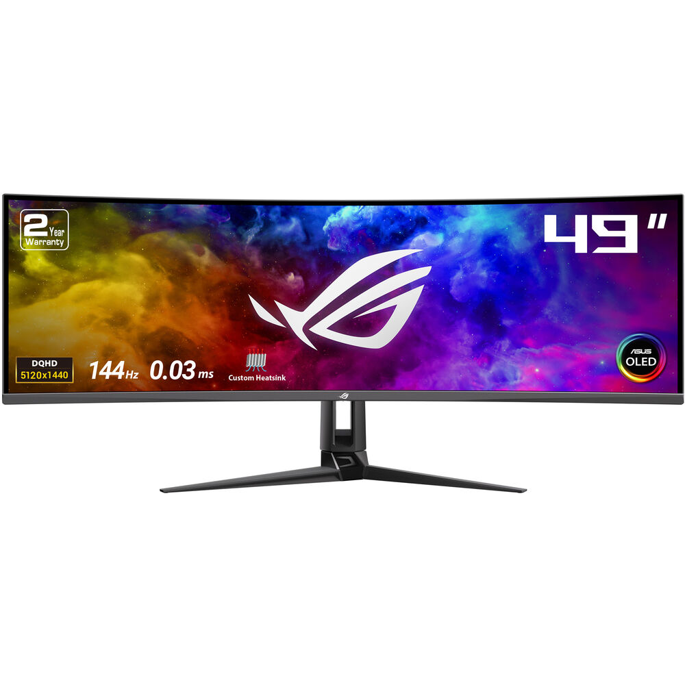 

Игровой монитор ASUS Republic of Gamers Swift QD-OLED 49" 1440p 32:9 с ультрашироким изогнутым экраном