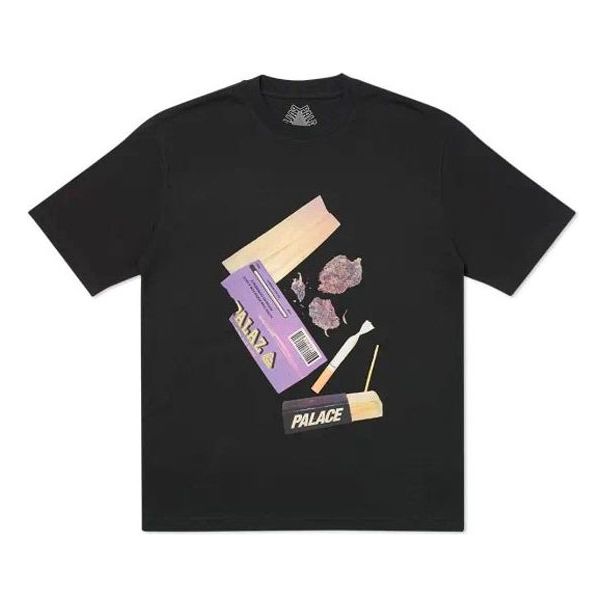 

Футболка PALACE Casual Printing Short Sleeve Unisex Black, черный