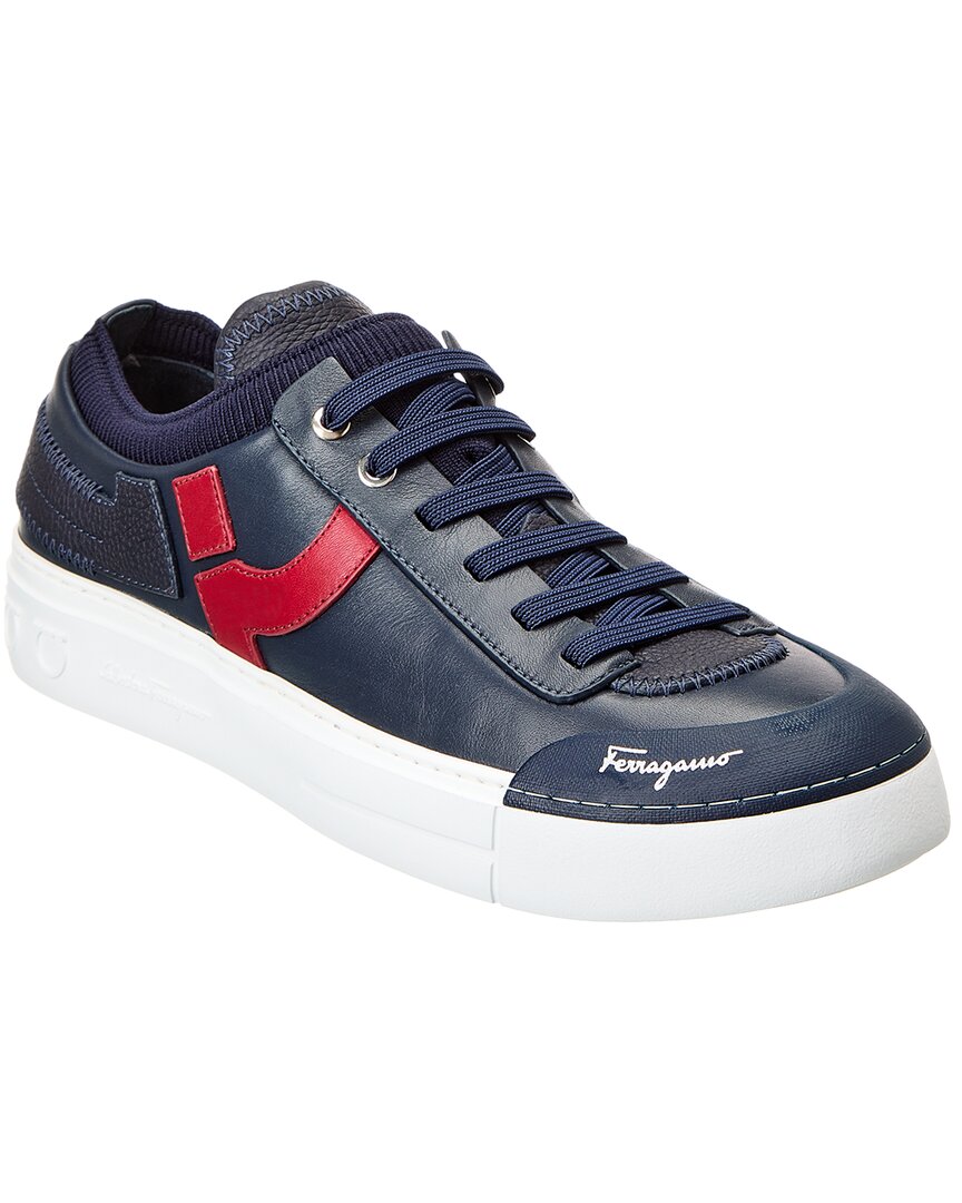 

Кожаные кроссовки Ferragamo Notion 2 Salvatore Ferragamo, синий
