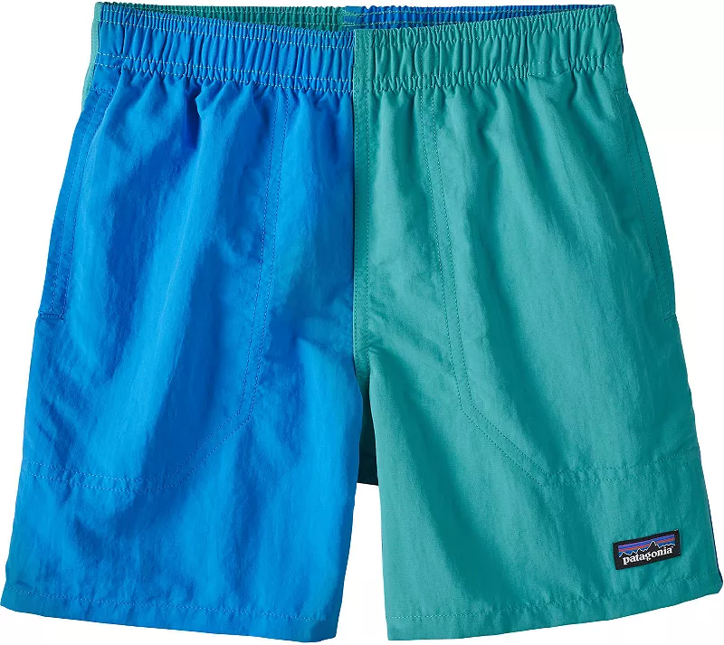 

Сумки Patagonia для мальчиков, шорты 5 дюймов, цвет Harlequin/Subtidal Blue