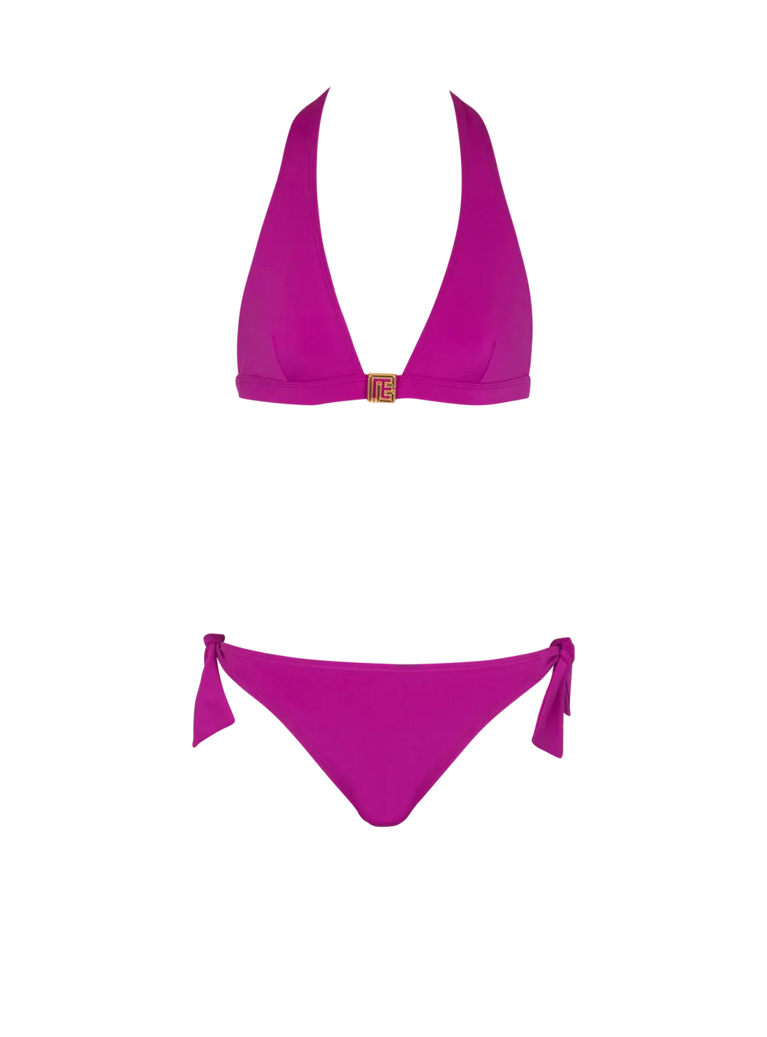 

Слитный купальник с логотипом PB Balmain, фиолетовый