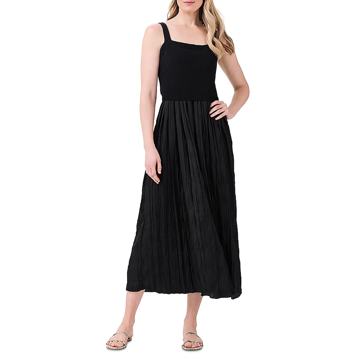 

Женское трикотажное платье макси без рукавов Kara Nic + Zoe, цвет black onyx