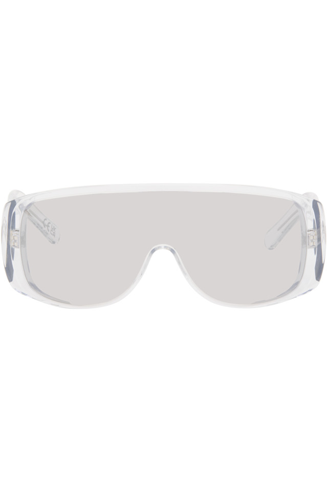 

Прозрачная маска-солнцезащитные очки Mm6 Maison Margiela, белый