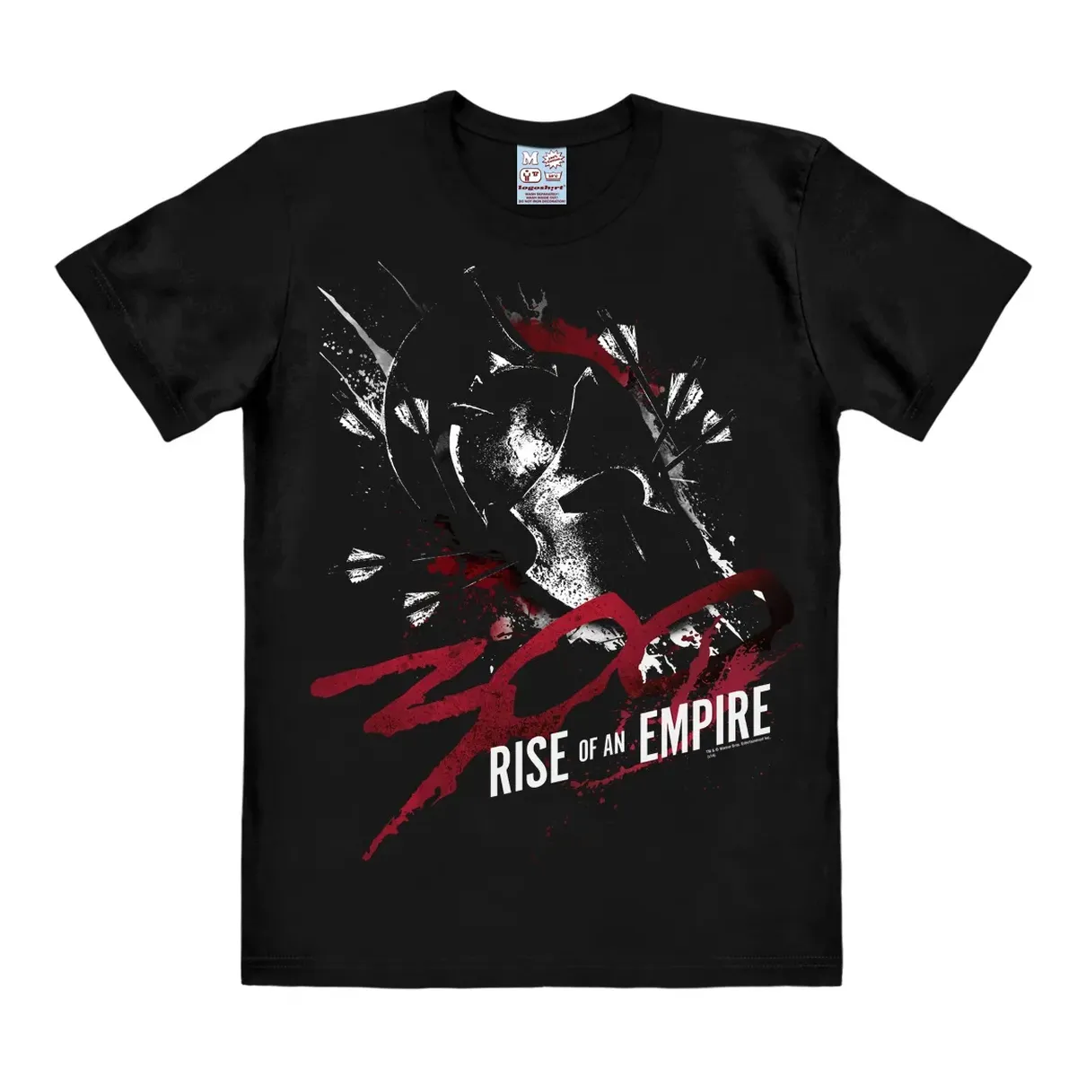 

Футболка Logoshirt "300 - Rise Of An Empire" с крутым принтом спереди, черный