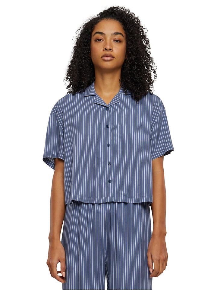 

Urban Classics Блузка сине-белого цвета