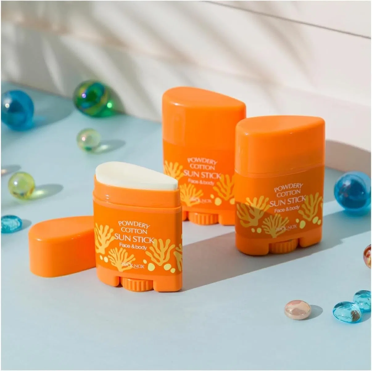 Солнцезащитный стик SPF 50+ PA++++, бесцветный, 19 г, набор 3 шт — фото 3