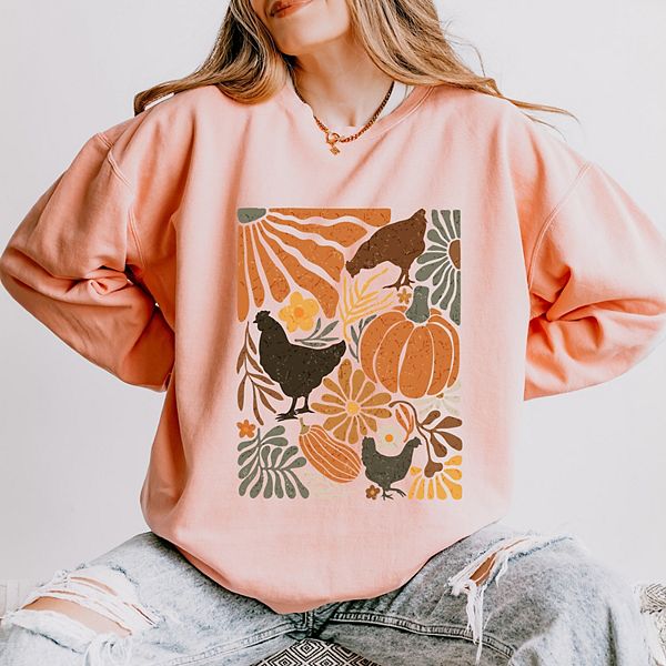 

Свитшот женский Chicken boho floral, легкий, окрашенный в готовом виде Simply Sage Market, Peachy, Зеленый, Свитшот женский Chicken boho floral, легкий, окрашенный в готовом виде Simply Sage Market, Peachy