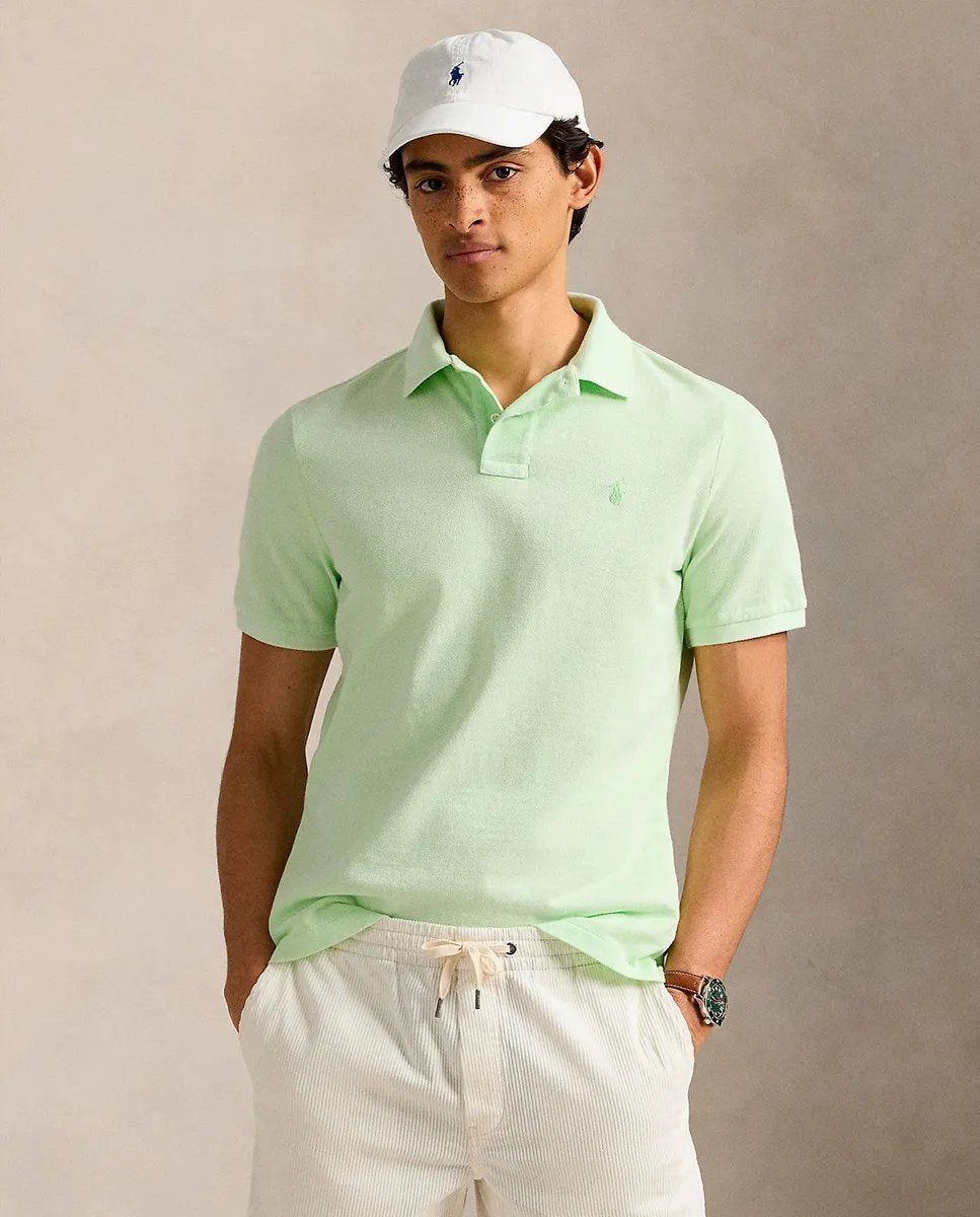 

Легендарная мужская рубашка-поло стандартного кроя из пике Polo Ralph Lauren, светло-зеленый