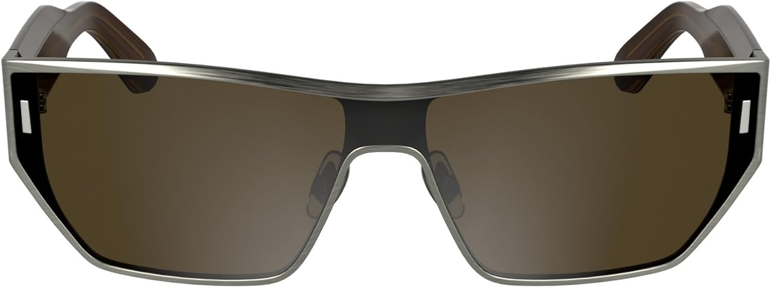 

Прямоугольные солнцезащитные очки Calvin Klein Ck25102s, Matte Light Gun