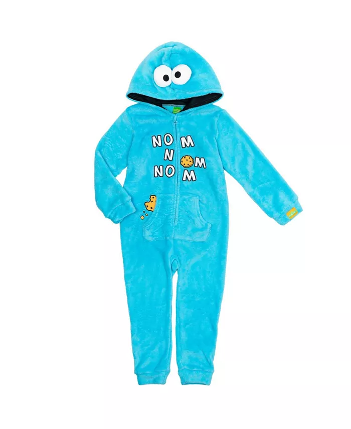 

Комбинезон на молнии для мальчиков Toddler Boys Zip Up Costume Coverall Sesame Street, синий