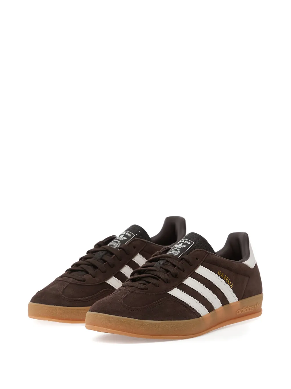 Кеды Gazelle Indoor Adidas, коричневый — фото 2