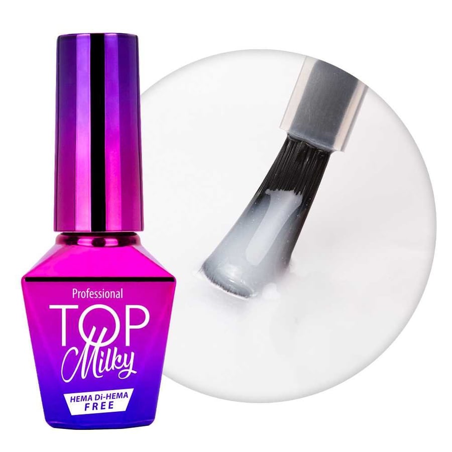 

Top Milky MollyLac Белый молочный, не требует вытирания и смывания, без HEMA/Di-HEMA 10 г