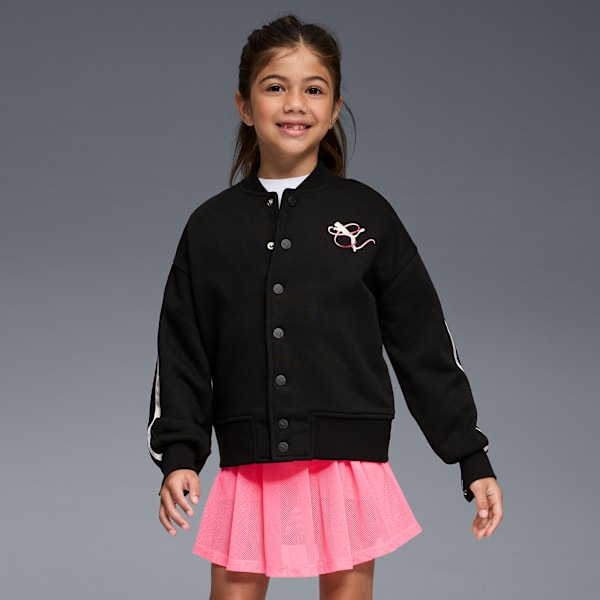 

Флисовая спортивная куртка для больших детей Bow Society Puma, черный