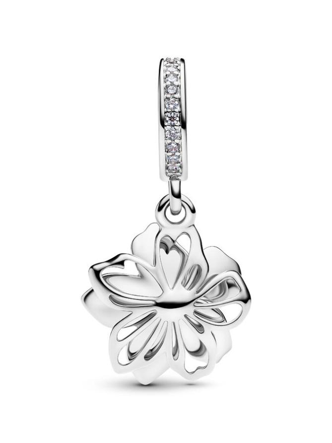 

Шарм Pandora Blue Blossom Dangle Charm, стерлинговое серебро