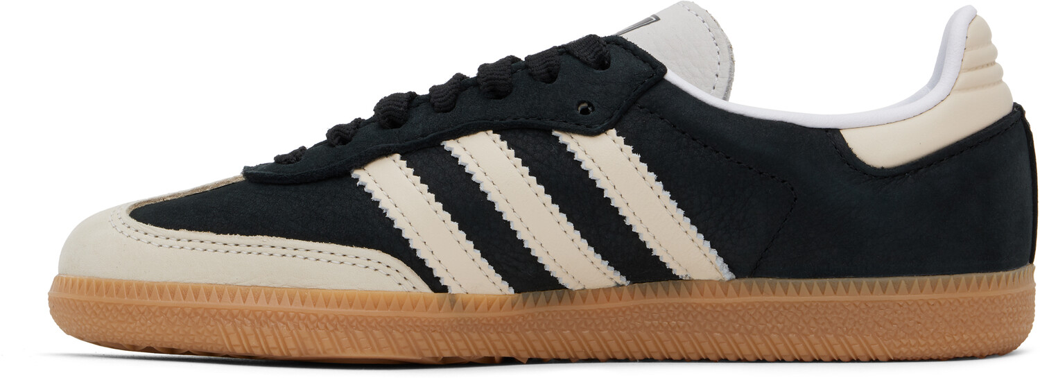 Черные кроссовки Samba OG Adidas Originals, Core black/Wonder white/Silver metallic — фото 3