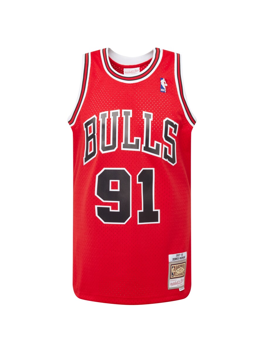 

Рубашка Mitchell & Ness NBA Chicago Bulls Swingman Dennis Rodman, красный