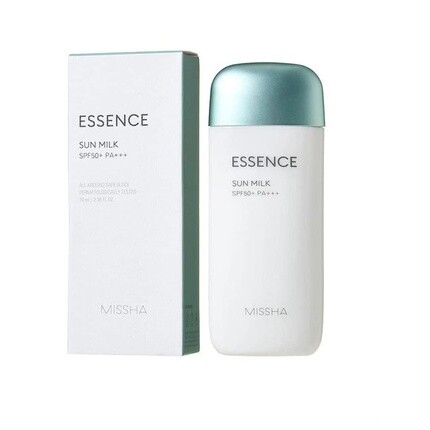 Allaround Safe Block Essence Sun Milk Spf50+ /Pa+++ Увлажняющий солнцезащитный крем для лица 70 мл, Missha — фото 2