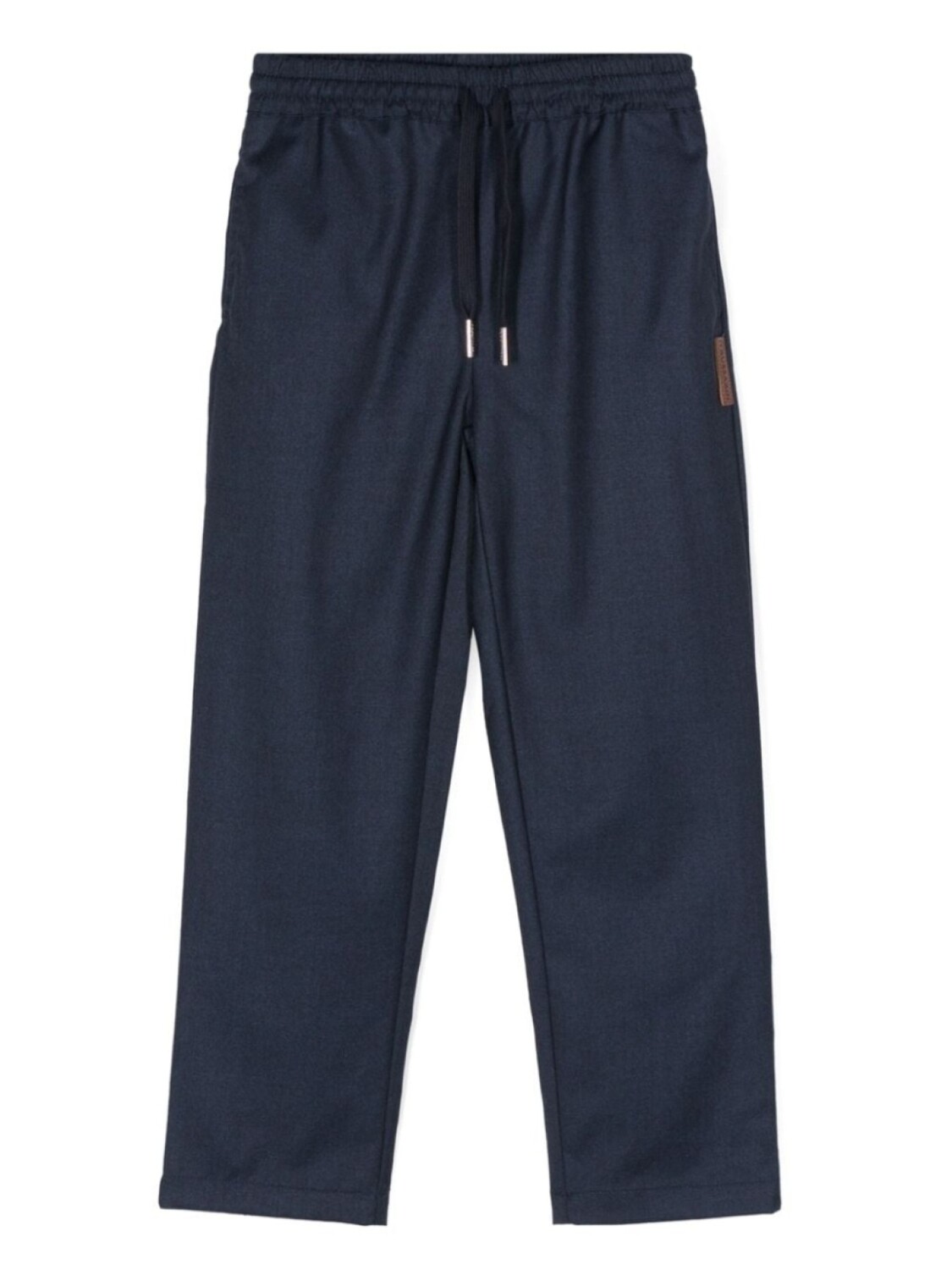 

TRUSSARDI JUNIOR брюки с аппликацией-логотипом, синий