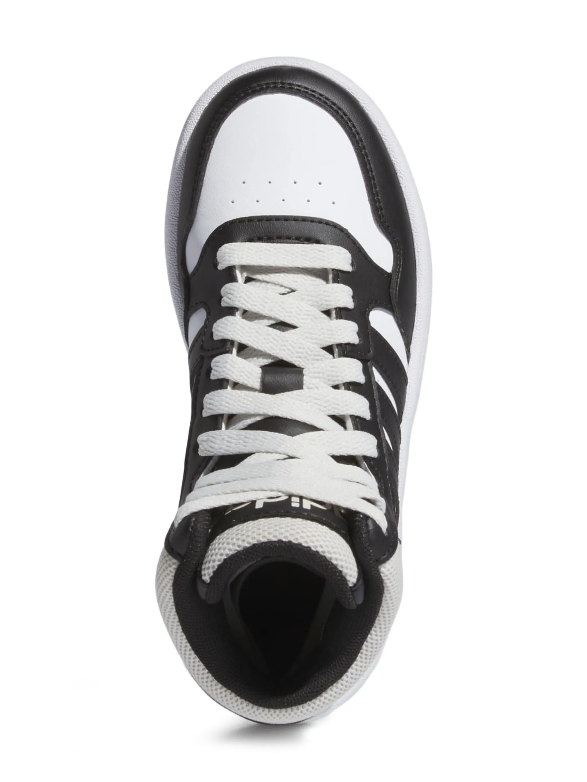 Кроссовки Hoops 3.0 Mid White/Black Adidas Kids, белый — фото 3