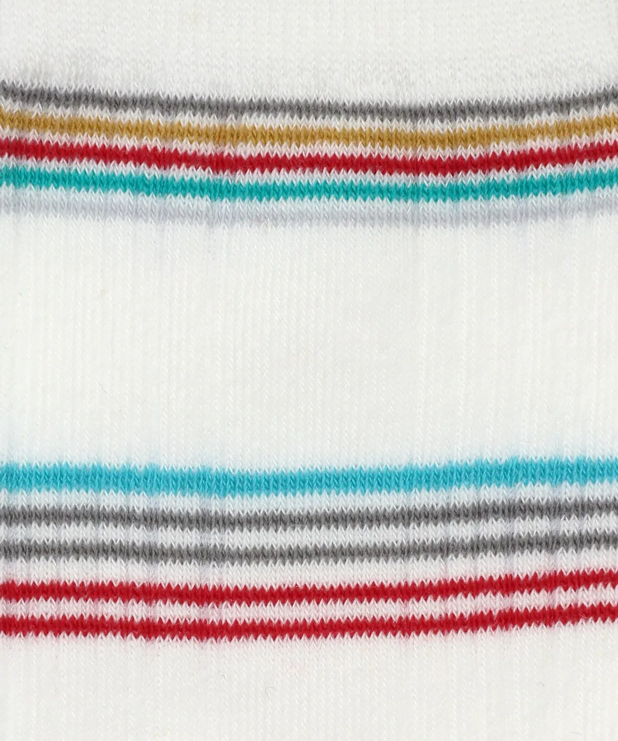 Носки детские с цветной полоской Paul Smith Junior, пара, белые — фото 2