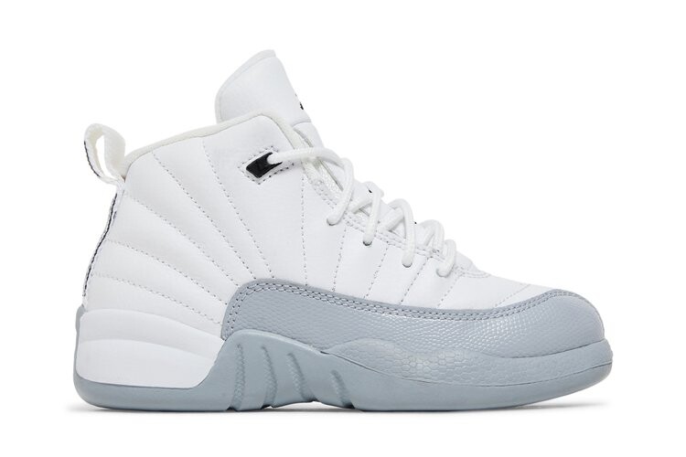 

Кроссовки Air Jordan 12 Retro PS 'White Wolf Grey', белый