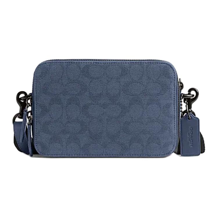 

COACH Кожаный наплечный рюкзак из ткани шартер