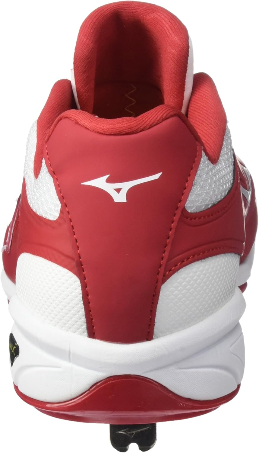 Мужские бейсбольные кроссовки Mizuno Dominant IC, красно-белый — фото 3