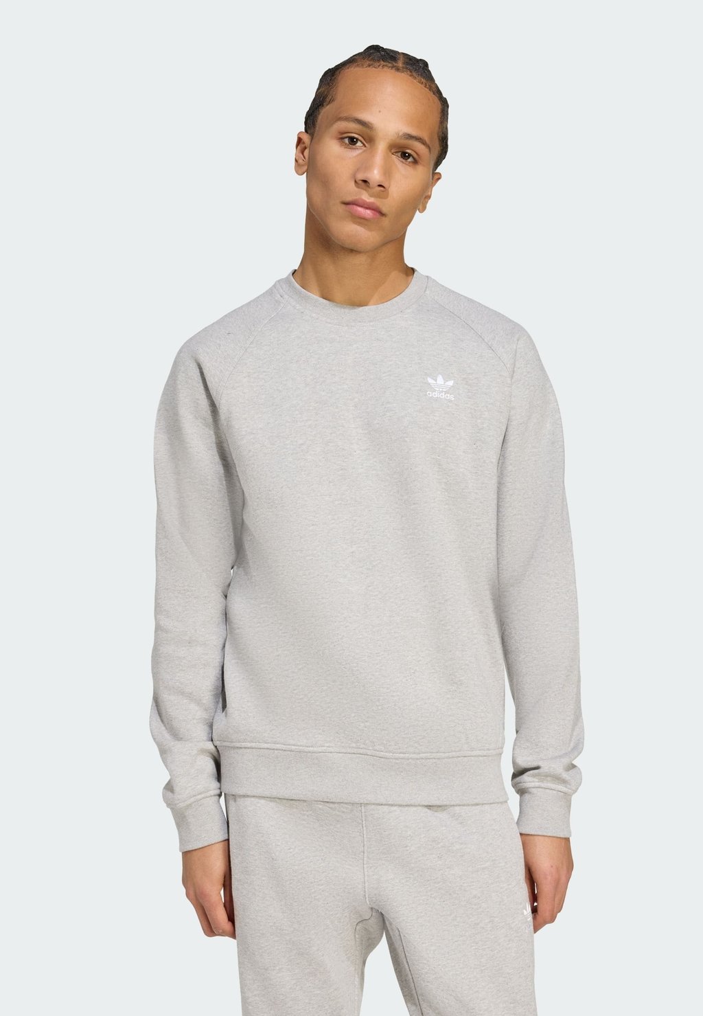 

Толстовка ESS CREW Adidas Originals, светло-серый