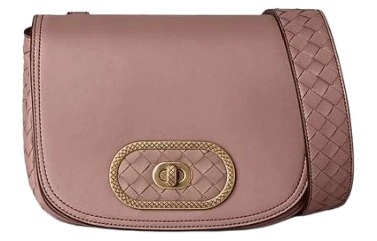 

Кожаная сумка через плечо, женская розовая Bottega Veneta