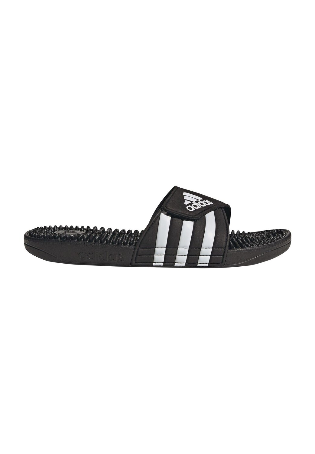 Сандалии для купания Adissage, с функцией массажа, регулируемые, мужские adidas, цвет Core Black — фото 3