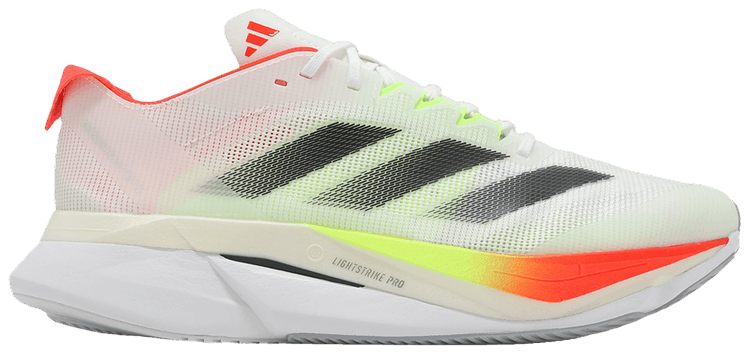 

Кроссовки adidas Adizero Boston 12 'White Black Lucid Red', белый